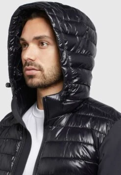 Khujo Bolt Shiny - Jas - Schwarz -Modieuze Herenkleding 004a4ab648004bbc80113d895f669abb