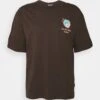 YOURTURN Graphic Tee Unisex - T-Shirt Print - Brown -Modieuze Herenkleding 08d5e85cc49744139e8d68e02a0fcb31