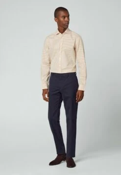 Hackett London Essential Bengal Stripe - Overhemd - White Yelow -Modieuze Herenkleding 09e90afba3ba45d5a4cc16ec9f7a1993