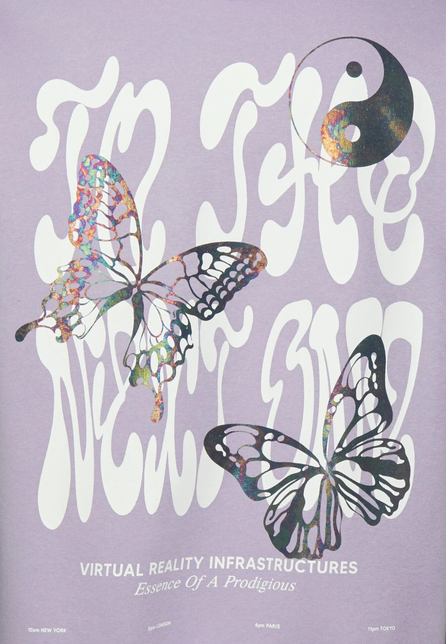 YOURTURN Unisex - Hoodie - Lilac 7 YOURTURN Unisex - Hoodie - Lilac - Afbeelding 5