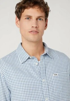 Wrangler 1 Pocket - Overhemd - Captains Blue 10 Wrangler 1 Pocket - Overhemd - Captains Blue -Modieuze Herenkleding 18dcadf409ef4e9da08be89ae42cf0bd