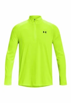 Under Armour Tech 1/2 Zip - Longsleeve - Lime Surge -Modieuze Herenkleding 1d3704bd6afa44a494968083ca4db4d1
