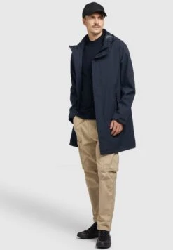 Khujo York - Regenjas - Dunkelblau -Modieuze Herenkleding 229ad27656d04cdbbce4472a8104c5ef