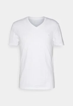 Pier One V Neck Bird Tonal 3 Pack - T-Shirt Basic - Light Brown/White/Dark Blue -Modieuze Herenkleding 28f86b9281a846468836f5c46e5a93ff