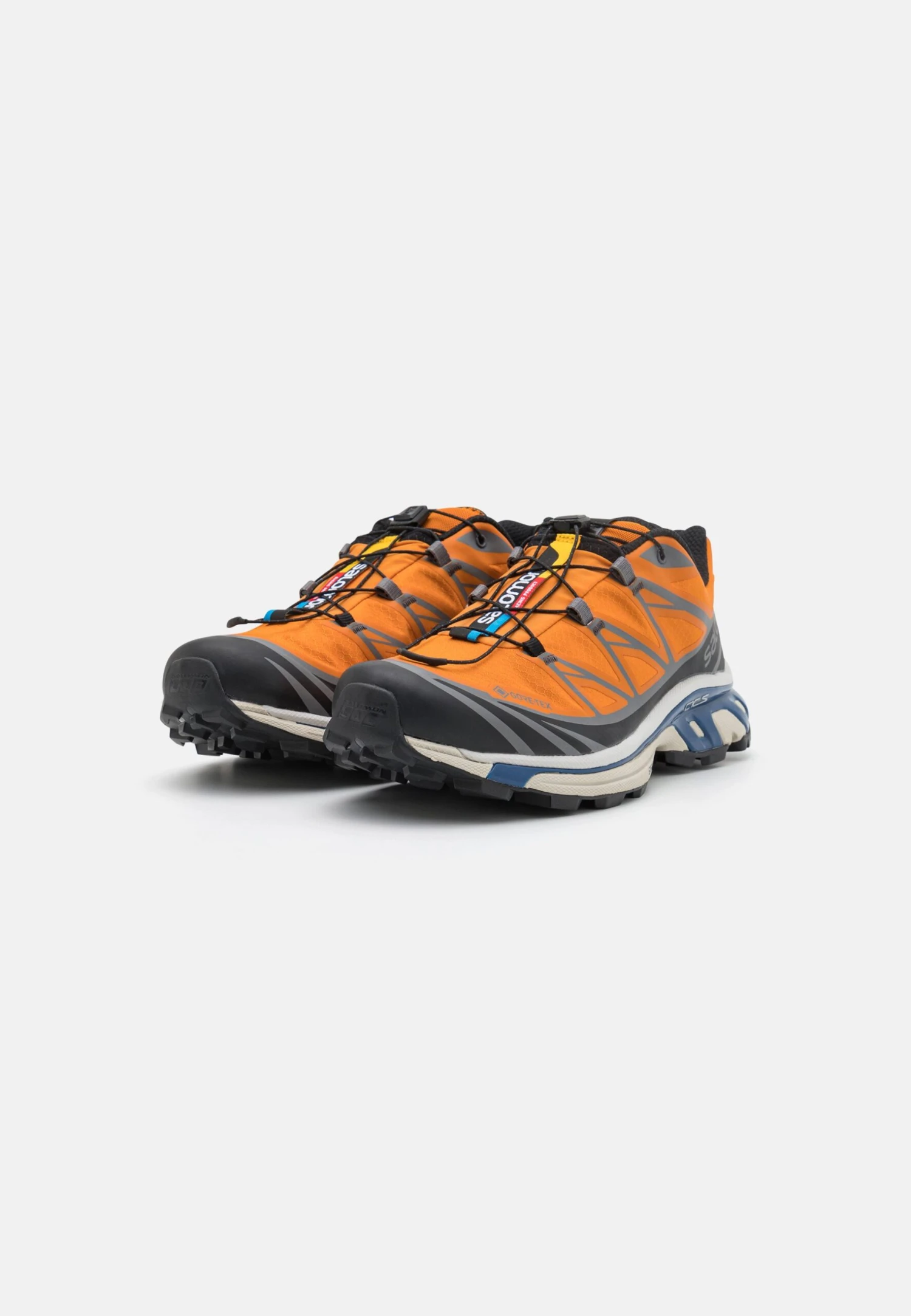 Salomon Xt-6 Gtx Unisex - Sneakers Laag - Marmalade/Black/Navy Peony 4 Salomon Xt-6 Gtx Unisex - Sneakers Laag - Marmalade/Black/Navy Peony - Afbeelding 2