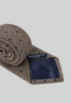 Hackett London Dot - Stropdas - Taupe Beige 5 Hackett London Dot - Stropdas - Taupe Beige -Modieuze Herenkleding 3deda5a9d739488dafdbef26892ab360
