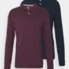 Pier One 2 Pack - Poloshirt - Bordeaux/Dark Blue -Modieuze Herenkleding 3f434e0c318b4531bbab1dd44fe0092a