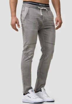 Indicode Jeans Fabrizio - Slim Fit Jeans - Vintage Grey -Modieuze Herenkleding 40c2b8c101aa432b9eaf17eaee4c384d