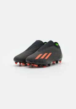 ADIDAS PERFORMANCE X Speedportal.3 Laceless Fg - Voetbalschoenen Met Kunststof Noppen - Core Black/Solar Red/Solar Green -Modieuze Herenkleding 40dfa156216f4d1cbe3999cfac658a4f