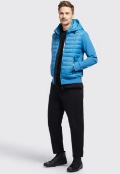 Khujo Bolt Matt - Jas - Blau -Modieuze Herenkleding 41bf074b79dd465bbdf9a58bbf9e18aa