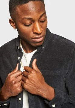 Redefined Rebel Sean - Overhemd - Dark Grey -Modieuze Herenkleding 423cdcdacba14635a333f7ab64813904