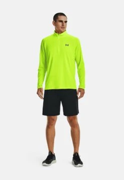 Under Armour Tech 1/2 Zip - Longsleeve - Lime Surge -Modieuze Herenkleding 4aabd3ada3a547e08be06a9371ff9521