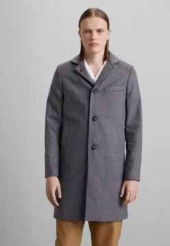 J.Lindeberg Holger Melton Coat - Mantel - Mid Grey Melange