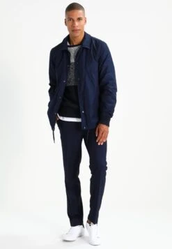 Pier One Trui - Mottled Dark Blue -Modieuze Herenkleding 5c8d5511d4054f7caf695e257fc09f20