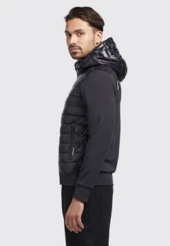 Khujo Bolt Shiny - Jas - Schwarz -Modieuze Herenkleding 5d2f9370cb254ea682e43832c4775765