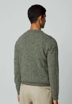 Hackett London Lw Mouline Crew - Trui - Green Taupe -Modieuze Herenkleding 5d8c3f00f47c4525bb0445b76922e32d