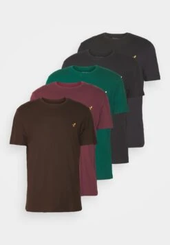Pier One 5 Pack - T-Shirt Basic - Bordeaux/Dark Green/Dark Blue 19 Pier One 5 Pack - T-Shirt Basic - Bordeaux/Dark Green/Dark Blue -Modieuze Herenkleding 695ee0a9459c4064b966a3f795bf7133