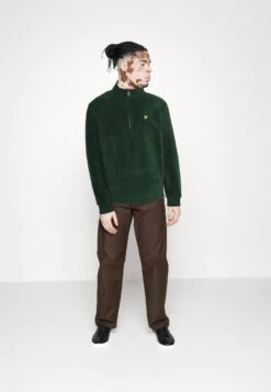 Lyle & Scott Quarter Zip - Fleece Trui - Dark Green 9 Lyle & Scott Quarter Zip - Fleece Trui - Dark Green -Modieuze Herenkleding 6eb446cdbacb4742bbe5153592f4c27c