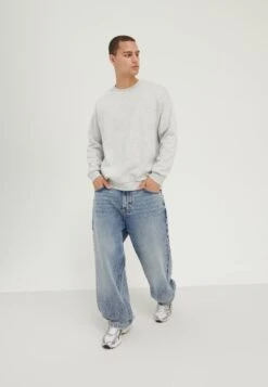 YOURTURN Unisex 2 Pack - Sweater - Black/Mottled Light Grey -Modieuze Herenkleding 748e9a988d6e4d03b06e93c3d3cadb77