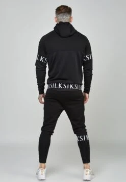SikSilk Dynmic Zip Through Hoodie - Sweater Met Rits - Black -Modieuze Herenkleding 783984a628c4439bb16d4c343c6f59cd