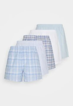Pier One 5 Pack - Boxershort - Light Blue/White -Modieuze Herenkleding 843919d02a024465b4f0a52da0998e48