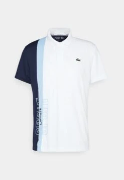 Lacoste Sport Tennis - Poloshirt - White/Navy Blue-Overview -Modieuze Herenkleding 85feefcb9e9e414fa7c27730b99fc84a