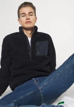 Pier One Fleece Trui - Dark Blue -Modieuze Herenkleding 88111e09df4342679a12241e843a9022