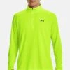 Under Armour Tech 1/2 Zip - Longsleeve - Lime Surge -Modieuze Herenkleding 8aa1a5f960984356aa953aae718510e9