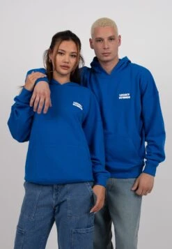 Unisex - Hoodie - Royal Blue -Modieuze Herenkleding 9115f41cb5eb41509d9ac9319175cacc