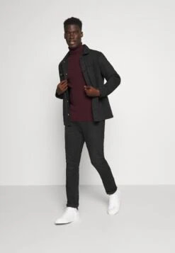 Pier One Muscle Fit Turtle - Trui - Mottled Bordeaux -Modieuze Herenkleding 986d5767f9c34112921f8a40cd6998a3