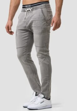 Indicode Jeans Fabrizio - Slim Fit Jeans - Vintage Grey -Modieuze Herenkleding a1c4a5ec1de4486ca9f9c05a4920e207