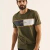 Pier One T-Shirt Print - Olive -Modieuze Herenkleding a28190738adc4fe48749914c188ac33e