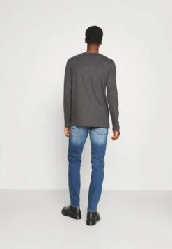 Pier One 2 Pack - Longsleeve - Dark Grey/Black -Modieuze Herenkleding a601e52fa7974b079f93b858d4b782ec