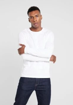 Pier One 2 Pack - Longsleeve - White -Modieuze Herenkleding b74a28ee32764edb9a0082e4dc412571