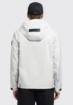 Khujo Adam - Regenjas - Hellgrau -Modieuze Herenkleding b7b0de9fc8704834b04290c425220e69