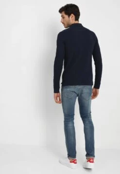 Pier One Poloshirt - Dark Blue -Modieuze Herenkleding baa33ed638a8447cb7a669b235e312bf