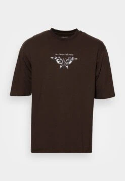 YOURTURN Unisex - T-Shirt Print -Dark Brown -Modieuze Herenkleding ca18b6151bd04a5da1b9ef06da836250
