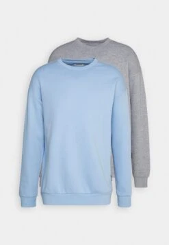 YOURTURN Unisex 2 Pack - Sweater - Light Blue/Mottled Grey -Modieuze Herenkleding d5605caa08164fc8800d1ae1108c4f57