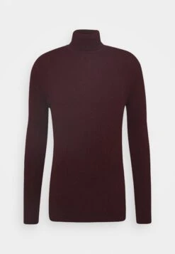 Pier One Muscle Fit Turtle - Trui - Mottled Bordeaux -Modieuze Herenkleding d6bb26cd2a7941d69a2388e64193126d