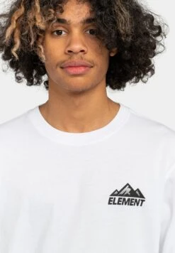 Element Cloud Mountain - T-Shirt Print - Off White -Modieuze Herenkleding dab532aba88141e4843c021b46188469