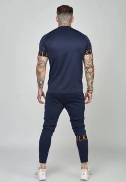 SikSilk Short Sleeve Dynamic Tech - T-Shirt Print - Navy -Modieuze Herenkleding df11819457614a84bcb9eee3f44ece43
