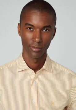 Hackett London Essential Bengal Stripe - Overhemd - White Yelow -Modieuze Herenkleding ed14b279dd1a4297998e02372b2e4135