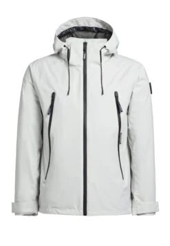 Khujo Adam - Regenjas - Hellgrau -Modieuze Herenkleding fae4bd48f63e4c739e6dc8c8ae6d30f0