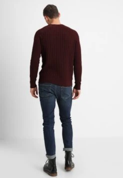 Pier One Trui - Mottled Bordeaux -Modieuze Herenkleding fc1817f3db34423ca2bcccf59d46c923